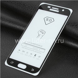 Защитное стекло на экран для Samsung Galaxy A5 2017 SM-A520F 5-10D (без упаковки) черное