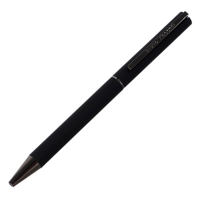 УЦЕНКА Ручка шариковая поворотная, 1.0 мм, Bruno Visconti Bergamo, стержень синий, чёрный металлический корпус, в металлическом футляре