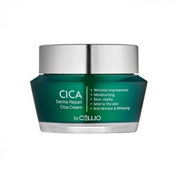 Крем для лица успокаивающий с центеллой азиатской DERMA REPAIR CICA CREAM, Dr. CELLIO, 50 мл