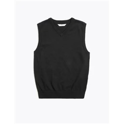 Unisex Pure Cotton School Tank Top (2-18 Yrs)