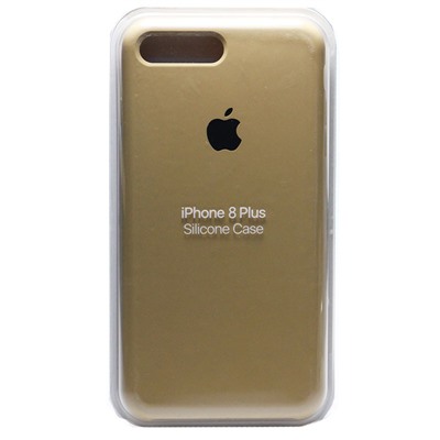 Силиконовый чехол для iPhone 7 Plus / 8 Plus бронзовый
