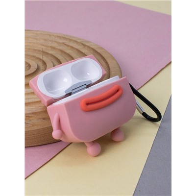 Чехол для AirPods Pro "Lazy frog", pink