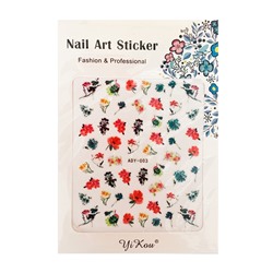 Nail Art Sticker, 2D стикер ADY-003