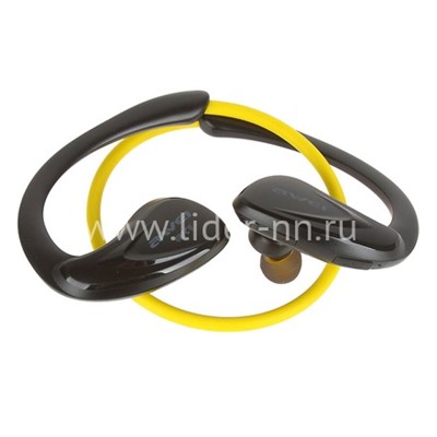 Наушники MP3/MP4 AWEI (A880BL) Bluetooth вакуумные желтые