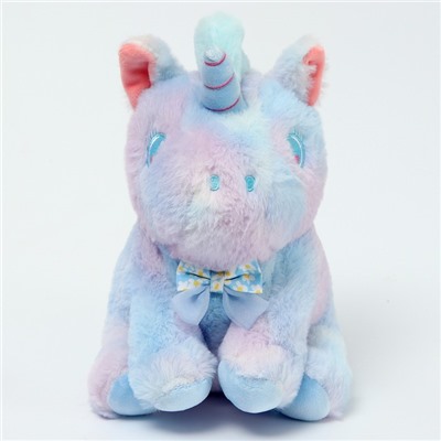 Мягкая игрушка «Единорог» 23 см, цвет голубой