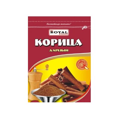 Кулинарные добавки Royal Food Корица молотая ДОЙПАК 100гр (45шт)