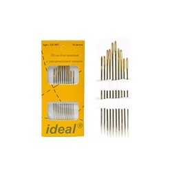 Иглы IDEAL арт.ID-997 для шитья с увеличенным ушком уп.10 игл (0340-0997) упак (5 упак)