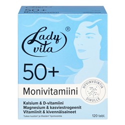 Витаминно-минеральный комплекс для женщин старше 50 лет Ladyvita 50+ 120 таблеток