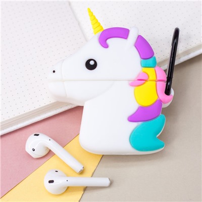 Чехол для Airpods "Unicorn head"