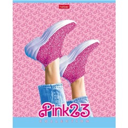 Тетрадь 48 листов клетка "Pink shoes", обложка мелованный картон, выборочный лак, скругленные углы, блок 65 г/м2, 5В МИКС