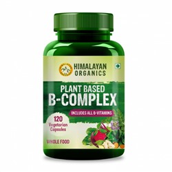 Комплекс витаминов группы В (60 кап), Organic B-Complex Vitamins, произв. Himalayan Organics