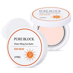 APIEU Pure Block Water Bling Солнцезащитный бальзам SPF50+/PA+++