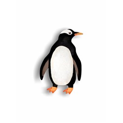 Пингвин - Брошь/ значок  - 48