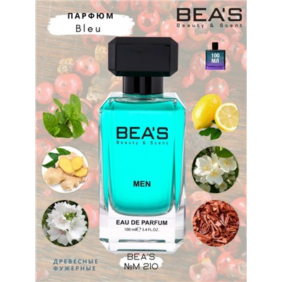 Beas M210 C Bleu De C Men edp for men 100 ml