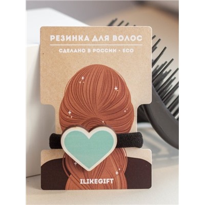 Резинка для волос ECO из дерева TIFFANY HEART