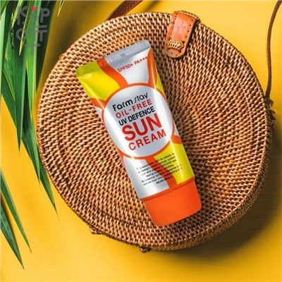 Farm Stay Oil-free Uv Defence Sun Cream SPF 50+ PA+++ Солнцезащитный крем для жирной кожи SPF 50+  PA+++ 70мл.,