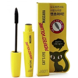 Тушь для ресниц придающая объем Cats Eye Perfect Volume Mascara, Jigott 12 г