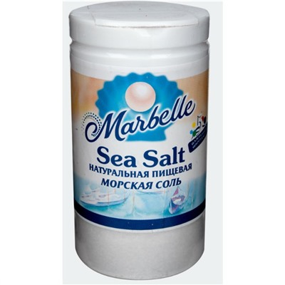Натуральная пищевая морская соль Marbelle, мелкая, 80 г