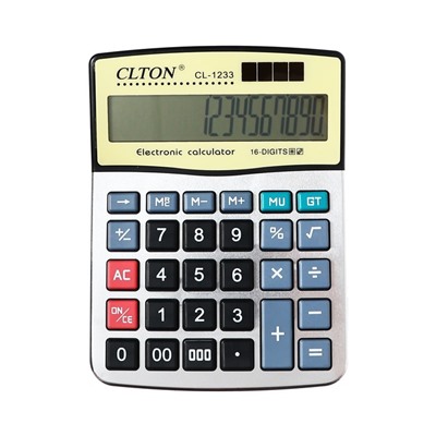 Калькулятор настольный, Clton CL-1233, 16-разрядный