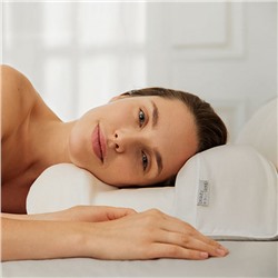 Анатомическая подушка Beauty Sleep с косметическим эффектом, арт. 2001, цвет молочный