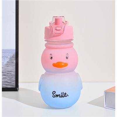 Бутылка «Cute duck», pink-blue (880 мл)