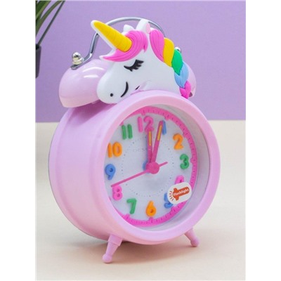 Часы-будильник «Cute unicorn», pink