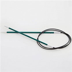 47065 Knit Pro Спицы круговые для вязания Zing 3мм/40см, алюминий упак