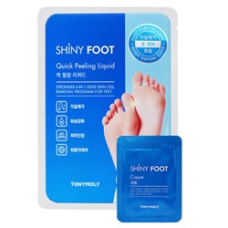 TONY MOLY Shiny Foot Quick Peeling Быстрая маска-пилинг для ног