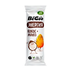 Батончик орехово-фруктовый кокос-манго / BeGoo / 40 г
