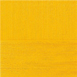 Пряжа для вязания ПЕХ Классический хлопок (100% мерсеризованный хлопок) 5х100г/250м цв.012 желток упак (1 упак)