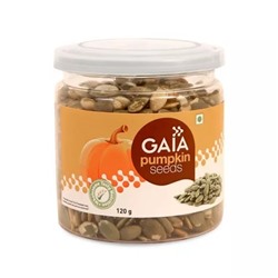 Тыквенные семечки (120 г), Pumpkin Seeds, произв. Gaia