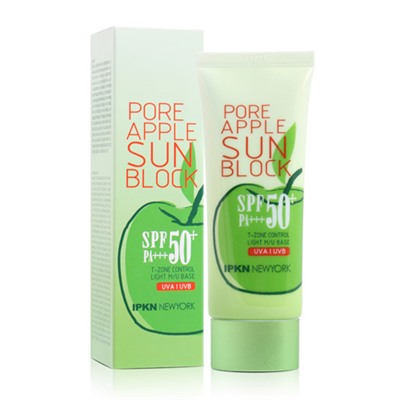 IPKN Pore Apple Солнцезащитный крем для жирной кожи SPF50+ PA++++