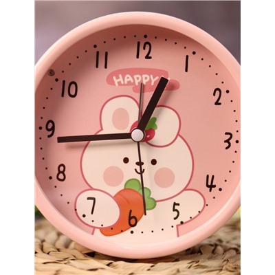 Часы-будильник «Playful bunny», pink