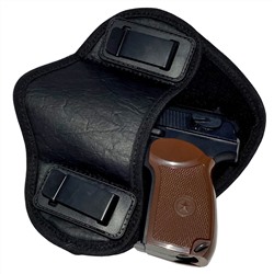 Тактическая кобура Kosibate PU Leather Holster - Изготовлена из сверхлегкой водостойкой искусственной кожи, прочной и устойчивой к поту. Мягкий наполнитель делает переноску максимально комфортной и скрытной. Подходит для компактных и средних по размерам моделей пистолетов №176
