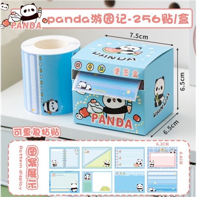 Стикеры в рулоне "Panda", blue