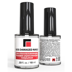 «SOS Damaged Nails» восстанавливающее  базовое укрепляющее  покрытие. 10 мл Milv