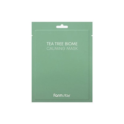 Маска тканевая для лица с экстрактом чайного дерева Tea Tree Biome Calming Mask, FarmStay, 25 мл