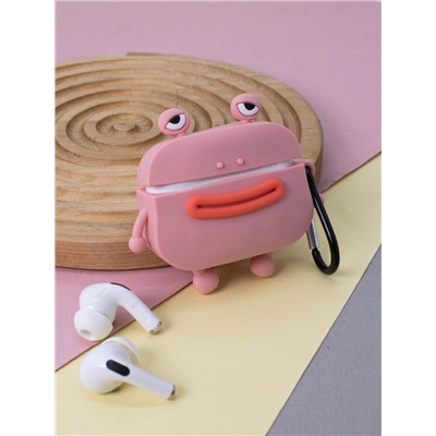 Чехол для AirPods Pro "Lazy frog", pink