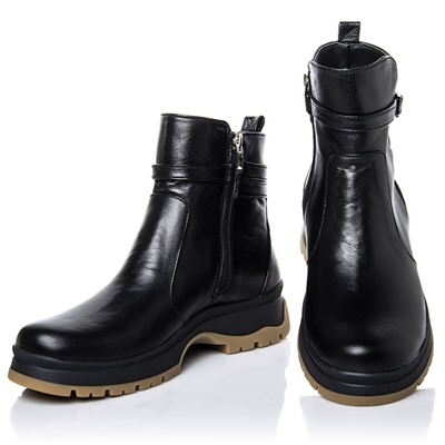 Женские кожаные ботинки LaRose L2265 Черный: Под заказ