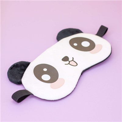 Маска для сна "Anime panda", white