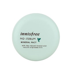 Innisfree No sebum Минеральная компактная пудра для жирной кожи