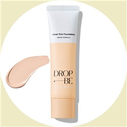 Тональная основа для лица Drop Be Colors Cover Pick Foundation 01 Clear Beige, THE SAEM, 30 мл