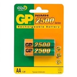 Аккумулятор GP R06 (2500 mah) 250AAHC BL-2 NiMH