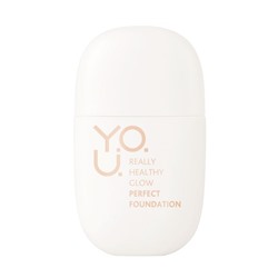 Тональная основа для лица "Y.O.U. Really Healthy Glow" тон: 01, soft beige (10326742)