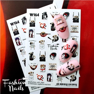 Fashion Nails, Слайдер-дизайн W164