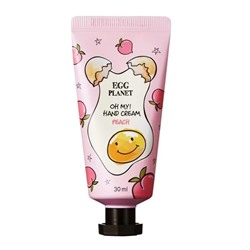 Крем для рук с ароматом персика Egg Planet Peach Hand Cream, Daeng Gi Meo Ri 30 мл