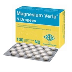 Magnesium Verla N2 Dragees Магнезиум Верла цитрат магния, 100 драже