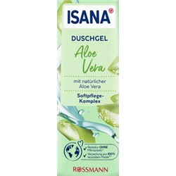 Гель д/душа ISANA Duschgel Aloe Vera /500мл запас