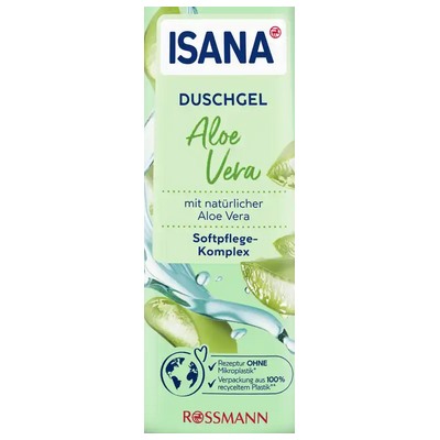 Гель д/душа ISANA Duschgel Aloe Vera /500мл запас.