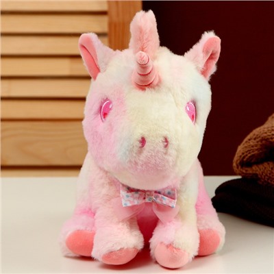 Мягкая игрушка «Единорог» 23 см, цвет розовый